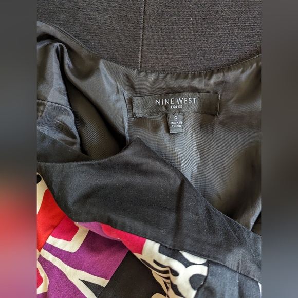 💙 NINE WEST 💙 Modern Floral Dress - Picture 6 of 6